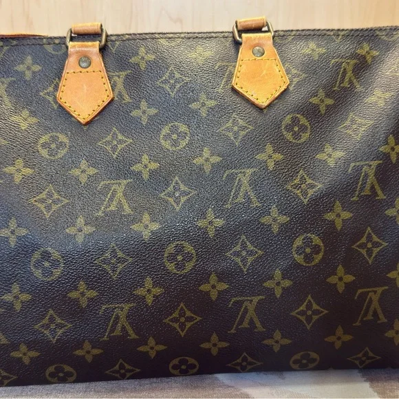 Louis Vuitton LV Monogram Speedy 35 AUTHENTIC Vintage CLEAN interior - Picture 13 of 13